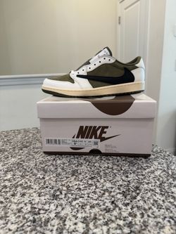 Jordan 1 Retro Low OG SP Medium Olive - Size 9.5