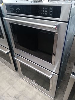 KitchenAid stainless steel double wall oven - Free delivery