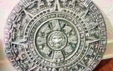 Aztec calendar 20” diameter