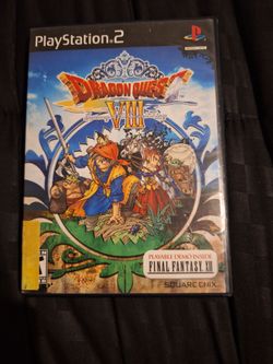 Dragon Quest VIII 8: Journey of the Cursed King PlayStation 2 PS2 Game