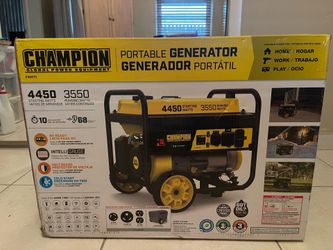 Champion Power Equipment Portable Generator 3550W 4450 Cranking with CO Shield