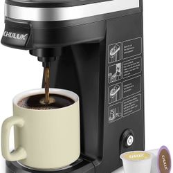 New- Single Serve Coffee Maker Brewer for Single Cup Capsule with 12 Ounce Reservoir,Black