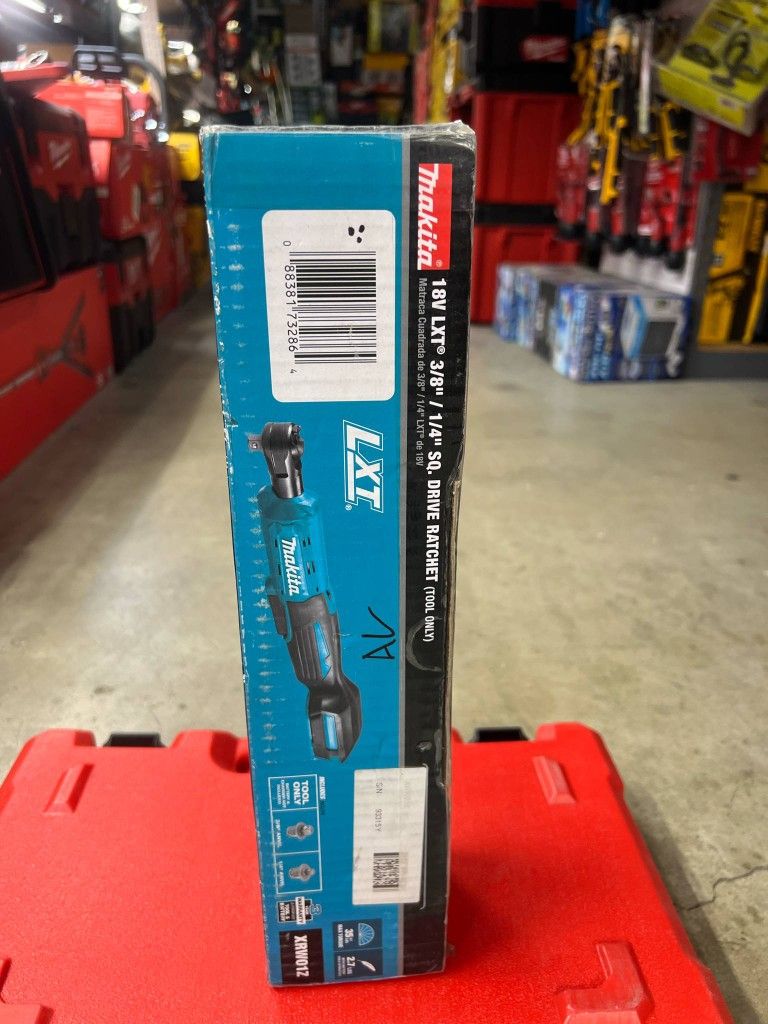 Makita 18V LXT 3/8" / 1/4" SQ Drive Ratchet Tool-Only