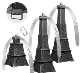 Fly Fans for Tables, 3 Pcs Foldable for Outdoor Tables, Fly Away Bug Repellent Fan Table Top Bug Repellent Fan with Holographic Blades for Outside or