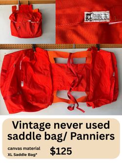 Vintage Saddle Bag / Panniers