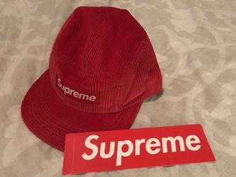 Supreme Waffle Corduroy Camp Cap