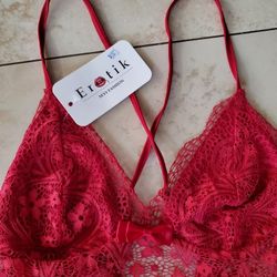 New Red Womans Nighty Size M 