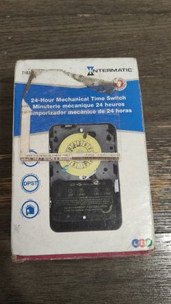 24-hour Mechanical Time Switch Minuterie Mexanique 24 Houres