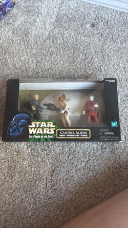 Cantina Aliens 3 Pack Cinema Scene Star Wars 1998 Power Of The Force