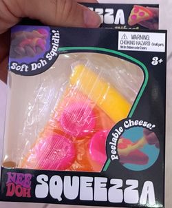 Nee-Doh Squeezza pizza