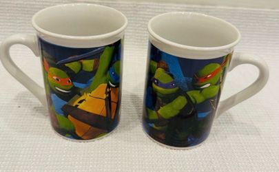 Teenage Mutant Ninja Turtles Set of 2 Mugs - 2014 $5 for the Pair
