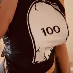 Halloween Themed Crop Top