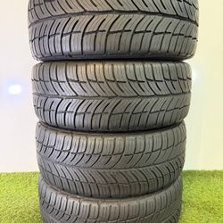 V304  225 45 19 96W  BFgoodrich g-Force Comp -2 A/S   4 Used Tires 50% - 70% Life 
