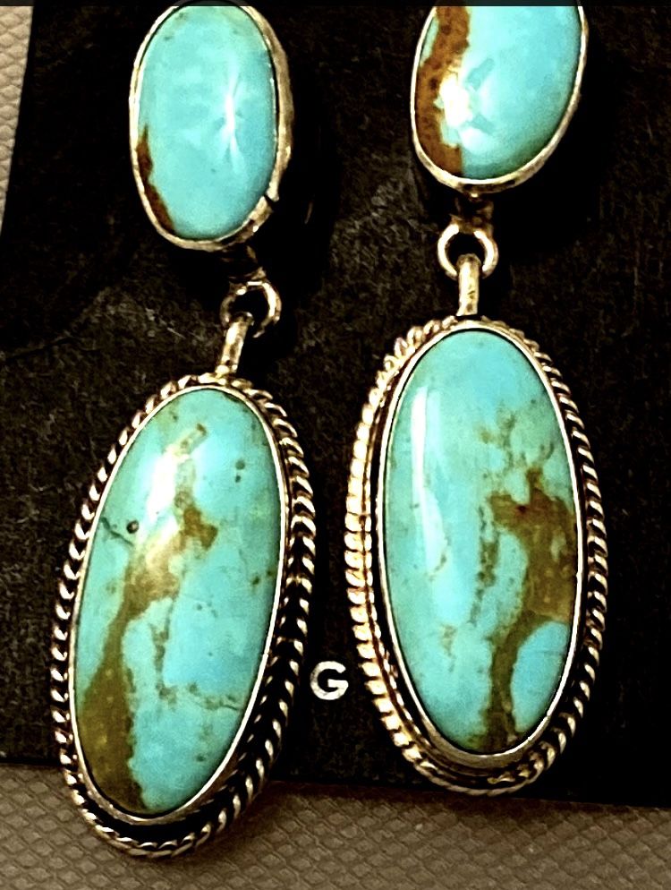 Turquoise Earrings Navajo