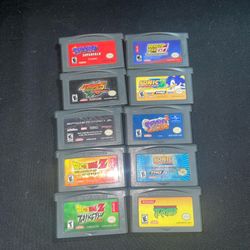Nintendo Gameboy Advance Games Bundle