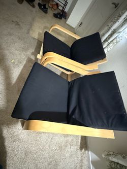 Set of 2 IKEA POÄNG Armchairs
