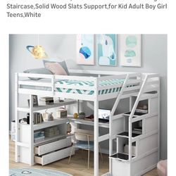 Bed With Shelve
