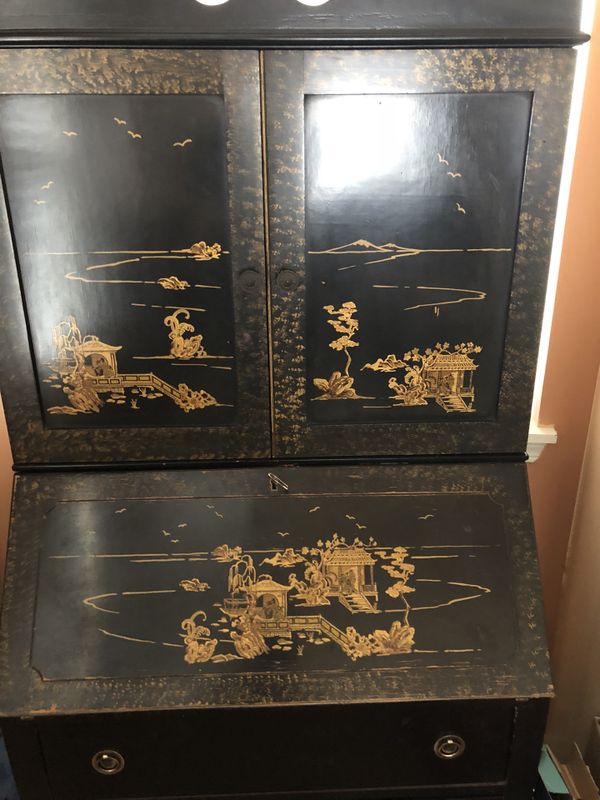 Oriental Secretary Desk For In Cherry Valley Il Offerup