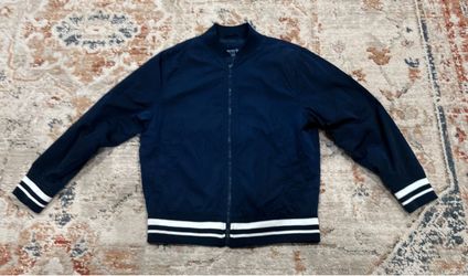 Old Navy Active Kids Bomber Jacket Size L 10-12 – Navy Blue Quick Dry