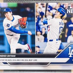Shohei Ohtani 2025 NLCS Card 