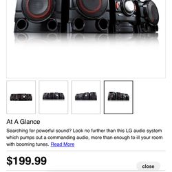 LG Stereo System (NEW IN BOX)