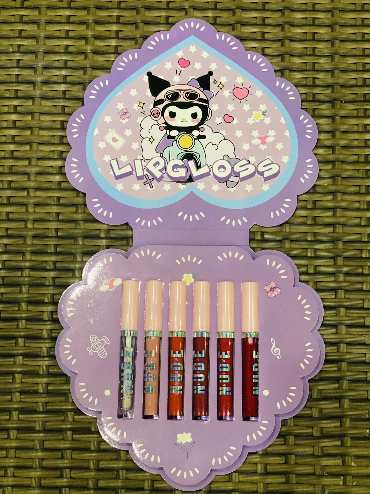 Kawaii Ku Romi lips Gloss Girls set
