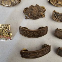 Harley  Davidson  Hog Pins Different Year And One Big Bear Chopper Pin