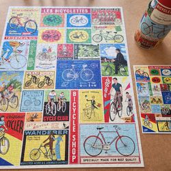 Les Bicyclettes 1000 Peices Puzzle
