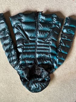 Andrew Marc Teal Puffer Down Jacket
