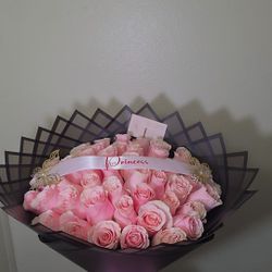 Pink Roses Bouquet