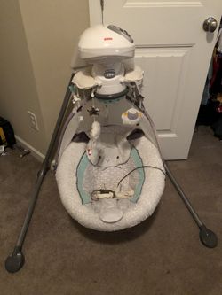 Baby Swing Lights Up And Plays Music
