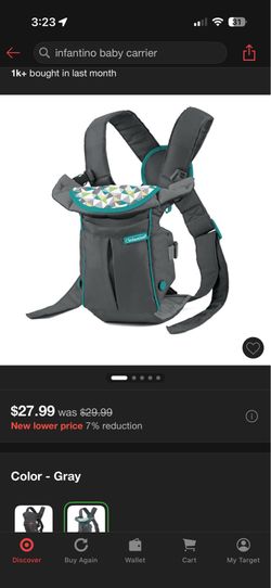 Infantino baby carrier