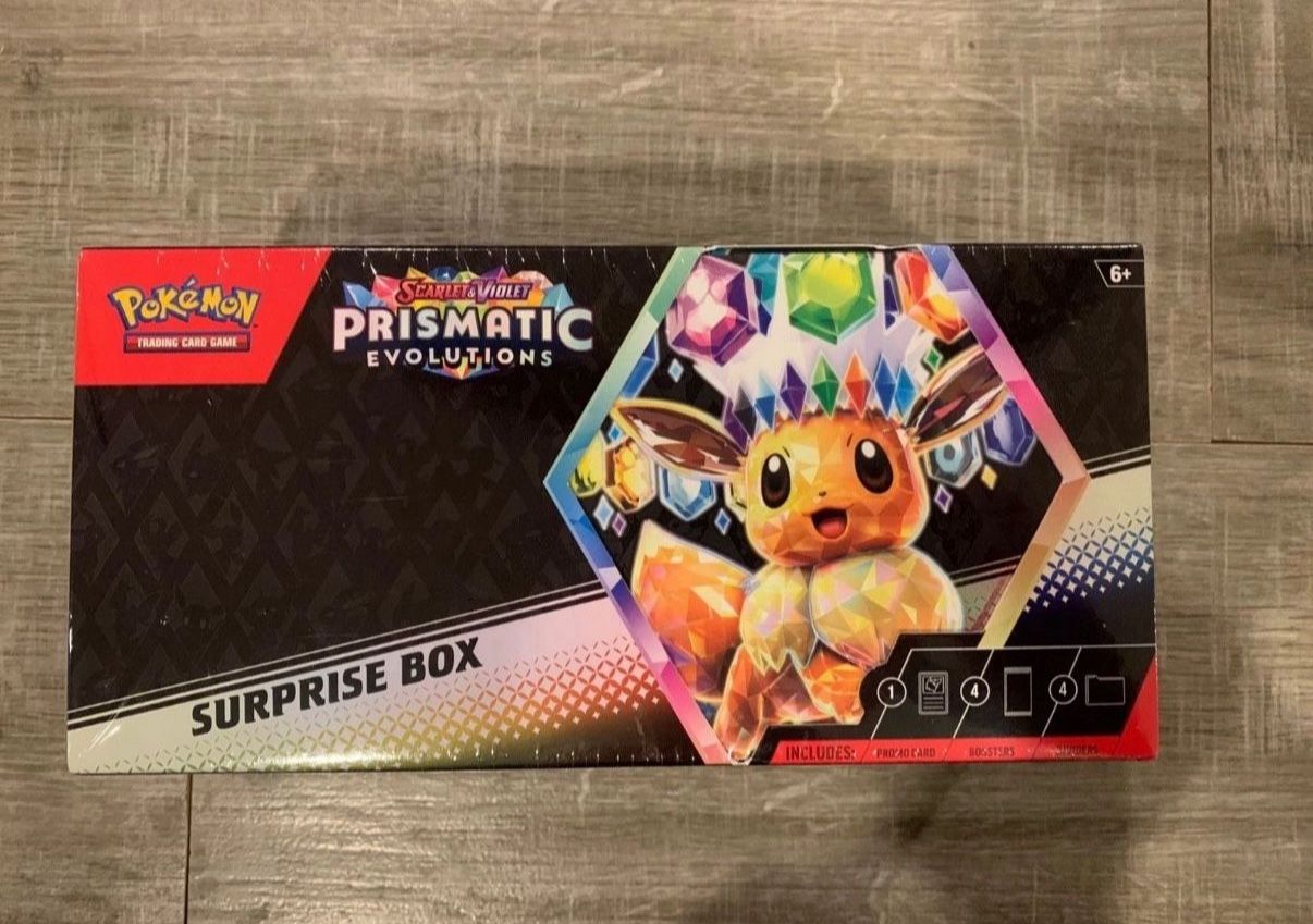 Pokemon Prismatic Evolutions Surprise Box