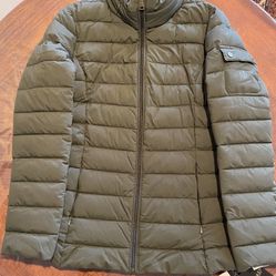 Lauren Ralph Lauren Stretch Patch Puffer Jacket Sz XS color Green