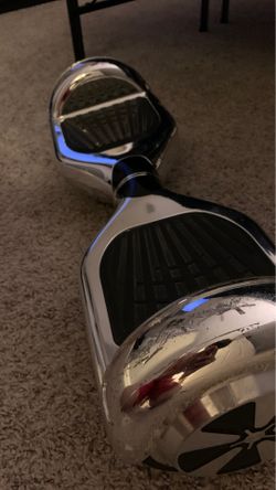 Chrome hoverboard