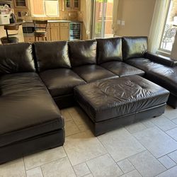 Rocky Mountain Leather Couch 