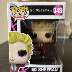 VAULTED Ed Sheeran Bad Habits Funko Pop #348 Music Video Rocks Vinyl Figure Toy