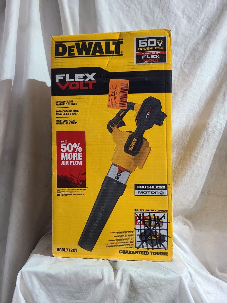 Dewalt 60V MAX Brushless Leaf Blower. Tool Only