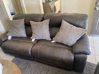 Reclining Leather Couches