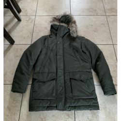 UNIQLO Ultra Warm Hybrid Down Olive Men Jacket