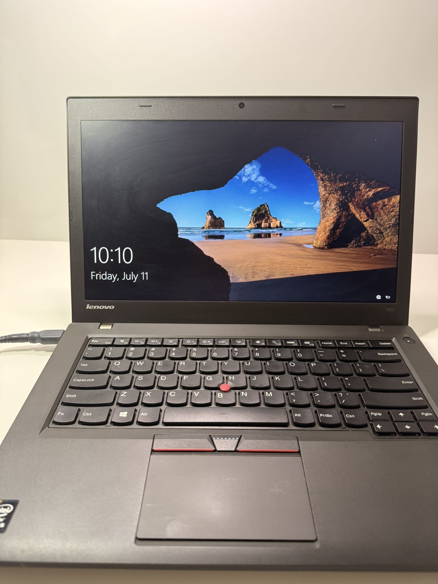 Lenovo ThinkPad T450 i5-4300U 8GB 500GB HDD Win10 – Works Great – No Charger