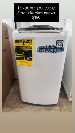 Portable washing machine black and decker