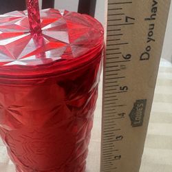 Starbucks cup red