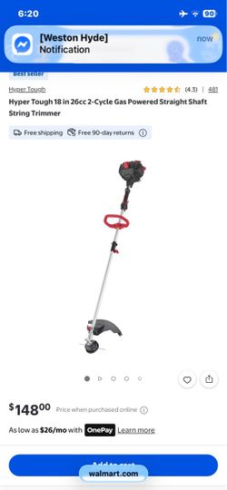 Weed eater and saw saw