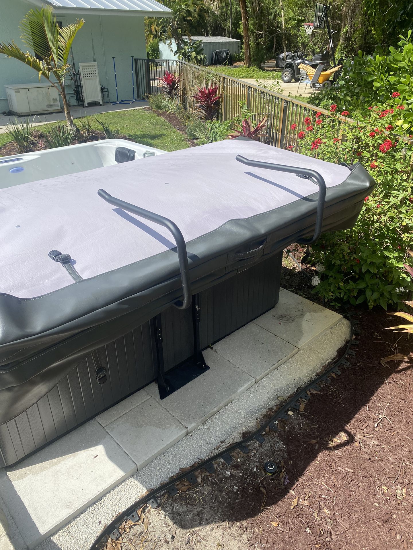 Hot Tub Cover Caddy / Stand (NOT Cover)