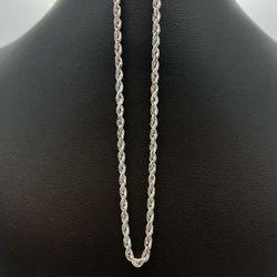 White Gold Rope Chain 14K