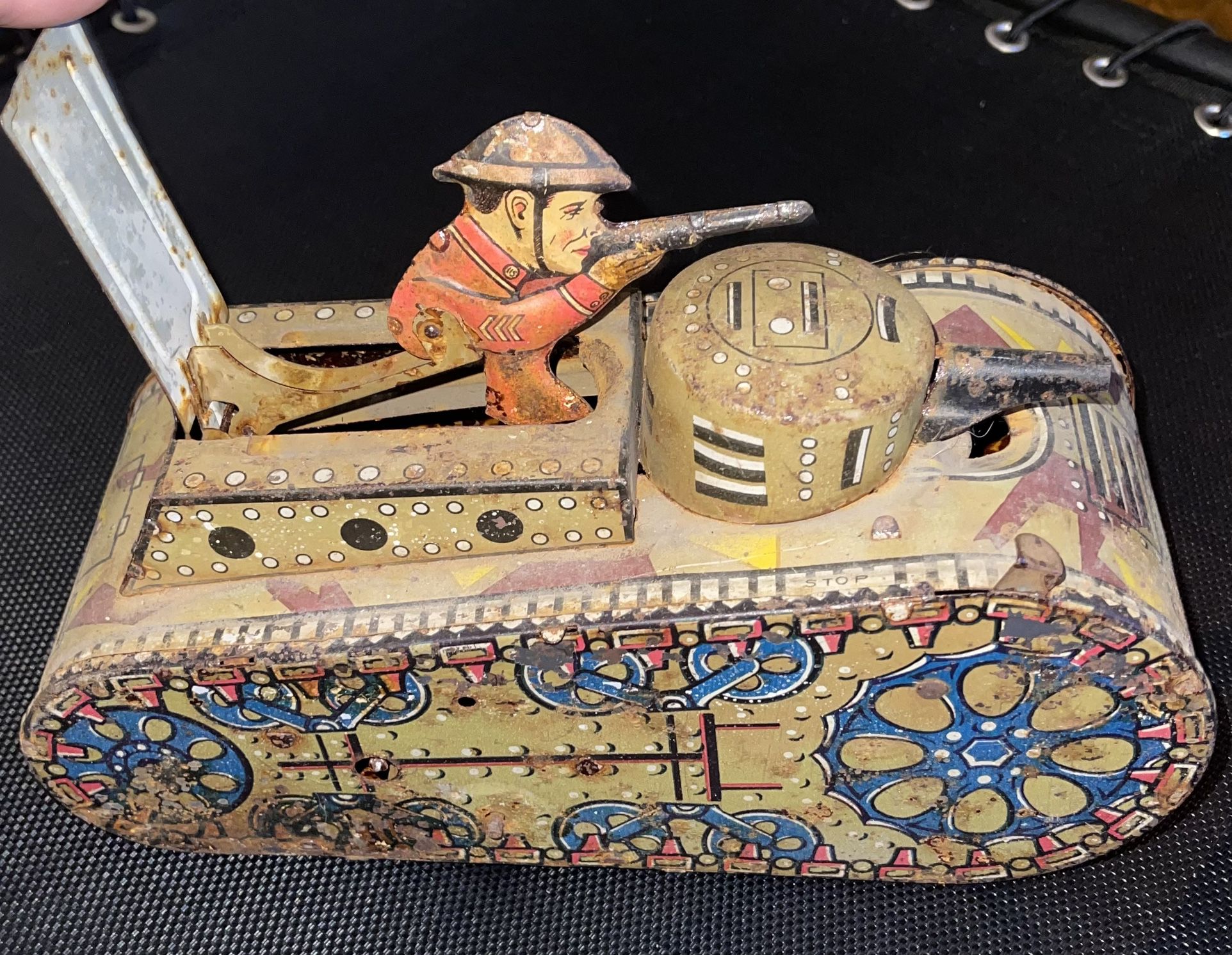 Antique Toy Tank