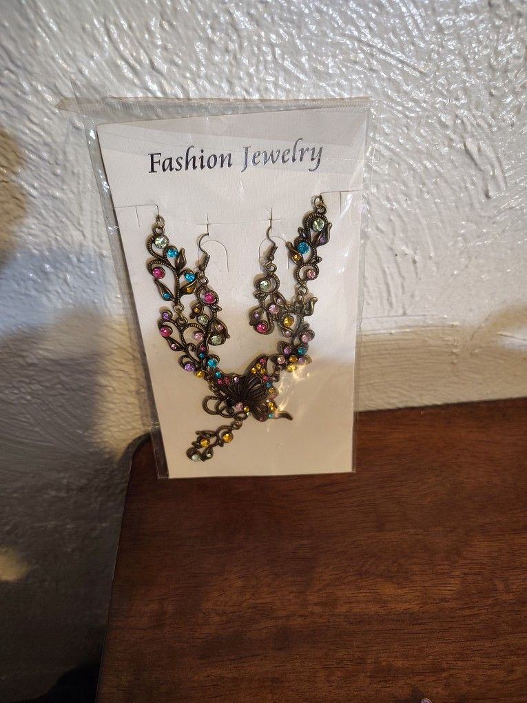 Necklace And Earrings