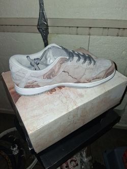 Dead Stock  Kito Wares "Creation" low-top sneakers in a cream and tan colorway. 