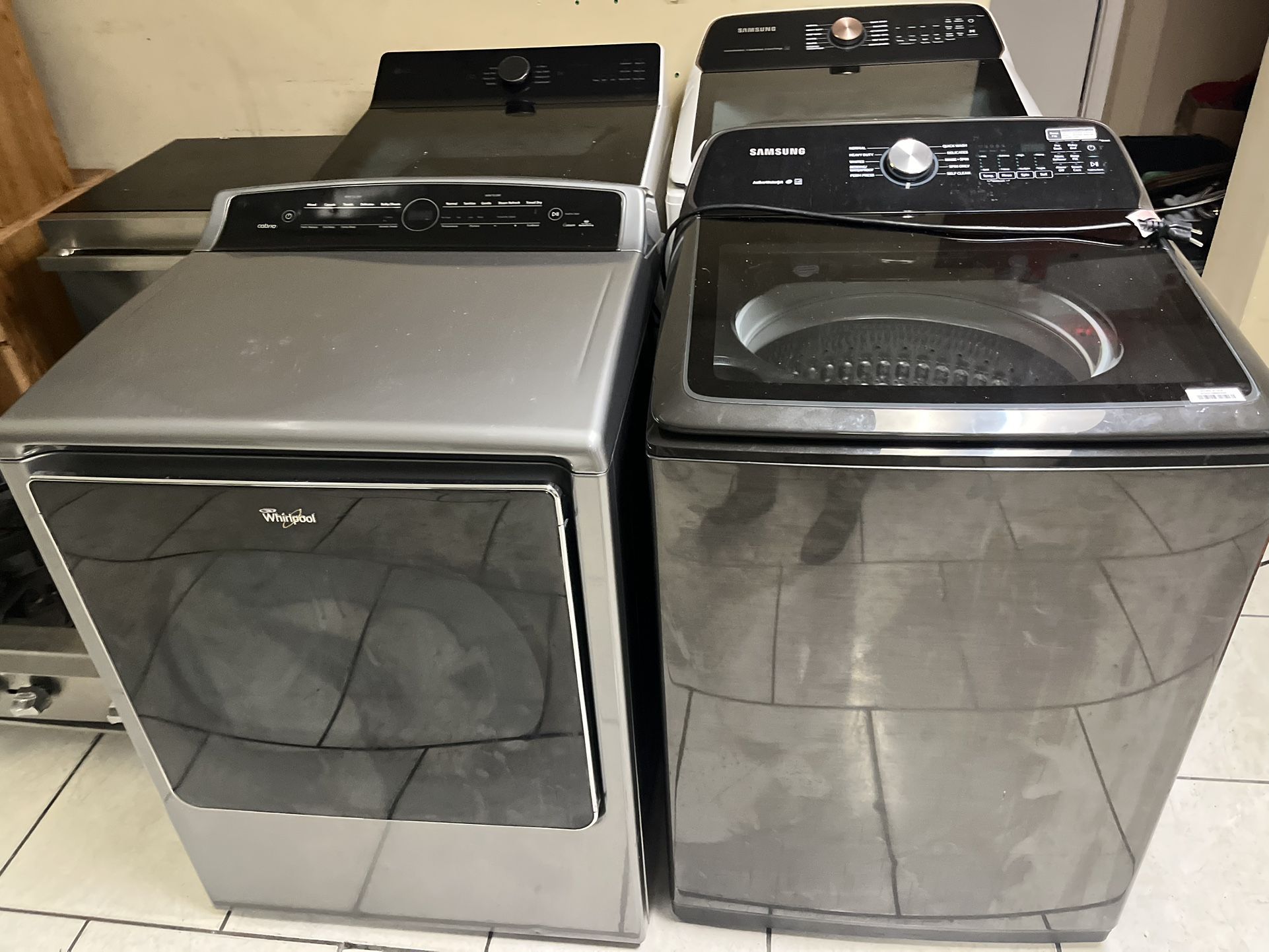 Washer And Dryer Top Load